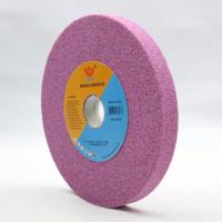 Meule en oxyde d'aluminium rose, meule abrasive en alumine fondue rose pour le meulage de précision des outils métalliques