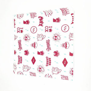 Fogli di carta cerata personalizzati per alimenti pre-tagliati piegati carta oleata stampante sandwich hamburger avvolge carta - Product Image 4