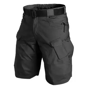 Tactical Shorts for Men Waterproof Breathable Quick Dry Hiking Fishing Cargo Shorts with Multi Pockets