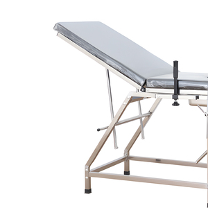 Cama de Partos Ginecológica y Obstétrica de Acero Inoxidable para Hospital, Ajustable en Altura, con 4 Patas y Colchón - Product Image 2