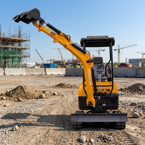 Mini pelle sur chenilles de 2 tonnes avec arrêt d'urgence et levier de verrouillage du joystick pour une utilisation sécurisée sur chantier et en location, service OEM ODM - Product Image 1