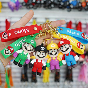 キーホルダーペンダント（ギフト）小型スクールドール<span class=keywords><strong>PVC</strong></span>ゴム素材軽量ユニバーサルサイズプラスチックゴムバッグチャーム - Product Image 3