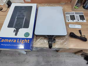 Support LED pour maquillage, trépied, lampe pour photos et vidéos en direct, 3 couleurs, bâton à selfie, lumière LED <span class=keywords><strong>de</strong></span> remplissage, 19 pouces, avec trépied - Product Image 6
