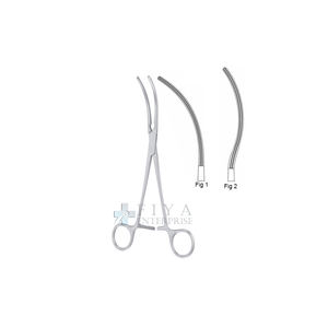 Pince cardiovasculaire manuelle de haute qualité de 9 pouces 24.5cm Base d'instrument chirurgical en acier à mâchoire dentelée atraumatique - Product Image 2