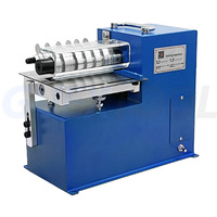 Machine à refendre les sangles en cuir Machine à refendre automatique à double tête simple Machine à refendre les ceintures de bagages à bandoulière en PVC