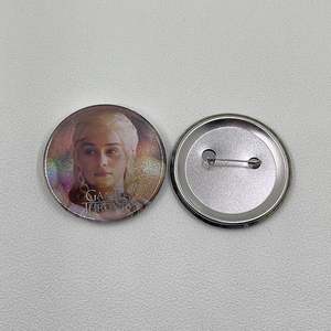 Spille per bottone <span class=keywords><strong>di</strong></span> latta personalizzate all'ingrosso con stampa Offset spille per bottoni distintivo Souvenir del gioco dei troni - Product Image 2
