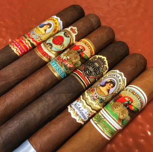 Bán buôn tùy chỉnh PVC bao bì nhãn dán cho trở lại gỗ Cigar lá vàng UV in ấn với logo dập nổi số lượng lớn nhãn - Product Image 1