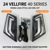Feux de jour de haute qualité pour Toyota Vellfire 2024-2025 Série 40 – Kit de montage direct sur pare-chocs avant