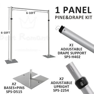 12 by Adjustable Pipe and Drape <b>Backdrop</b> <b>Stand</b> for Banquet Wedding Party Display <b>Backdrop</b> <b>Stand</b> Arch - Product Image 6