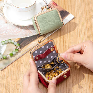 Bolsa de Joyería Portátil Personalizada al por Mayor con Logotipo, Nueva Bolsa de Almacenamiento para Joyas, Collares, Pendientes y Regalos de Boda - Product Image 2