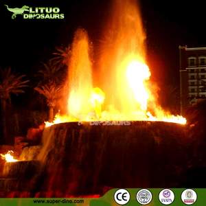 Decoración de Parque, Volcán Artificial con Rociado de Magma Volcánico LED - Product Image 2