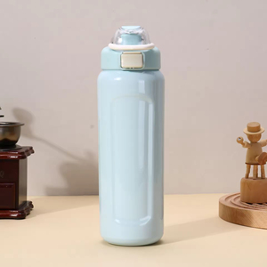Nouvelle gourde sportive en acier inoxydable 304, isolée sous vide, portable, pour activités de montagne, avec couvercle à clapet, pour boire directement - Product Image 3