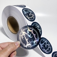 Étiquette adhésive en argent mat pour produits électroniques certifiés sécurité, résistante aux hautes températures, en PVC métallisé argenté