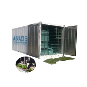 Contenedor Refrigerado de 40' para Germinación de Semillas Hidropónicas, Cuarto de Cultivo de Forraje Verde para Alimentación de Aves de Corral - Product Image 6