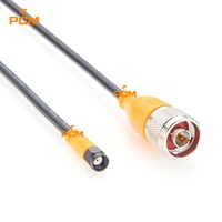 Câble coaxial d'antenne RF RP-SMA mâle vers N-Type mâle RG58 50 Ohm pour Wi-Fi LTE 4G 5G IoT GPS RFID Routeur Sans Fil