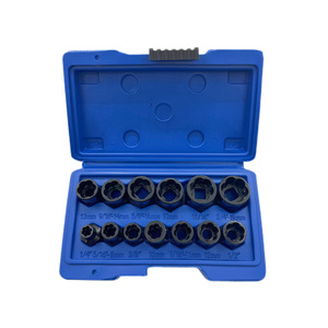 PEX 14PC ヘックスドライブナットフィーダースリーブネジ 破損したナットの取り外し用 メトリック/インペリアル 165x95x40mm - Product Image 1