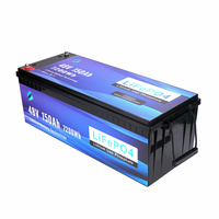 Baterai mobil Golf LIFEPO4 LITHIUM 48V 150AH dengan Meter dan fungsi Bt