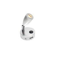 DAMAVO Barre LED Flexible pour Éclairage Intérieur Automobile, Lumière Murale pour Tête de Lit, Port USB, Commande Tactile, Conforme aux Normes de Sécurité UE 12V/24V
