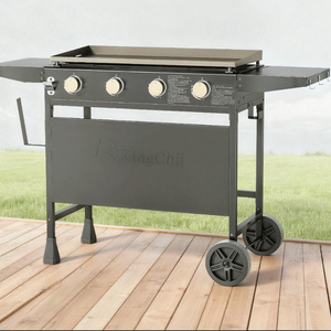 Comercial plegable de acero fundido China portátil <span class=keywords><strong>comprar</strong></span> ahumador Gas barbacoa parrilla MIIRE máquina fabricante al aire libre para la venta - Product Image 1