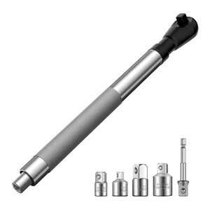Llave de extensión offset de 1/2 pulgada para taladro, llave de impacto, extensor para juegos de vasos, diseño delgado para espacios reducidos - Product Image 4