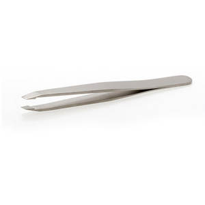 Pince à épiler professionnelle en acier inoxydable à pointe inclinée, durable, réutilisable, légère, de haute qualité, pour l'épilation des sourcils - Product Image 5