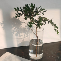 Libbey Kreative Moderne Transparente Bleifreie Umweltfreundliche Glas-Blumenvase Tischdekoration Hochzeit Esszimmer Ornament