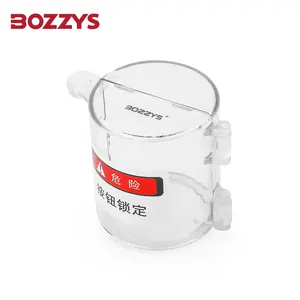Couvercle de verrouillage à bouton poussoir E-Stop transparent amovible pour PC BOZZYS Manilles de <span class=keywords><strong>cadenas</strong></span> de sécurité Diamètre du moraillon de verrouillage pour l'utilisation de la <span class=keywords><strong>porte</strong></span> - Product Image 4