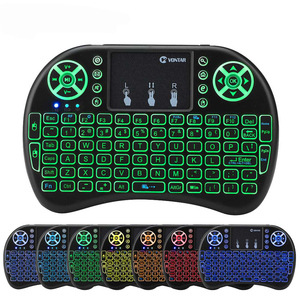 Clavier mécanique sans fil miniature 2,4 G I8+ avec pavé tactile, souris <span class=keywords><strong>USB</strong></span> 3.0, pour jeux - Product Image 6