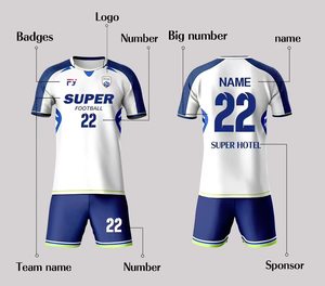 Bán Chạy Nhất Nhà Máy Trực Tiếp Giá Dành Cho Người Lớn Bộ Dụng Cụ Bóng Đá Bán Buôn Chất Lượng Cao Tốt Áo Bóng Đá - Product Image 5