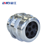 IP68 CE M/PG/G/NPT fileté anti-déflagrant Six trous en acier inoxydable presse-étoupe connecteur étanche