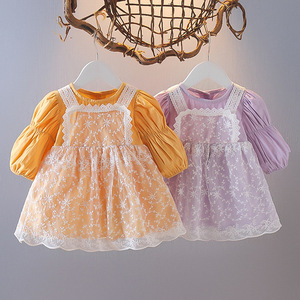 Vestido de Tul Vintage para Bebés, Vestido de Princesa con Tutú Suave para Niñas, Diseños de Vestidos Infantiles - Product Image 1