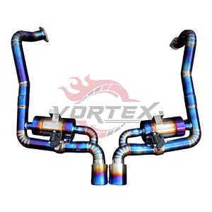 Sistema de Escape Vortex Titanium para Porsche 718 Boxster y Cayman 718 2.0T 2.5 Ti, Silenciador Valvetronic, Catback Deportivo de Alto Rendimiento TIG - Product Image 1