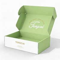 Boîtes d'expédition rose vif personnalisées avec impression et gaufrage pour crème visage, emballage en carton ondulé recyclable, logo personnalisé, étiquette propre