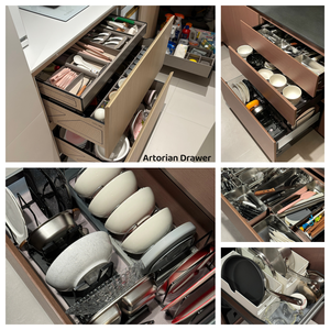 Armoire <span class=keywords><strong>de</strong></span> cuisine moderne <span class=keywords><strong>de</strong></span> luxe super durable, imperméable, écologique, en panneau <span class=keywords><strong>de</strong></span> mélamine <span class=keywords><strong>MR</strong></span> MDF gris mat avec dosseret - Product Image 3