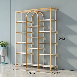 Présentoir de Salon, Meuble de Rangement pour Cosmétiques, Soins des Ongles et de la Peau, Étagère Lumineuse pour Salon de Coiffure - Product Image 2