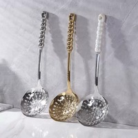Ensemble d'ustensiles de cuisine en céramique perlée avec support, idéal pour la vente en gros et les cadeaux promotionnels
