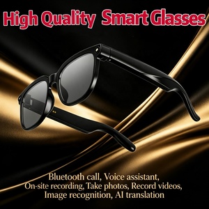Lunettes Intelligentes IP65 Traduction IA Appel Bluetooth Musique Commande Tactile Assistant Vocal Photo Vidéo Reconnaissance d'Objets Téléchargement d'Applications - Product Image 1