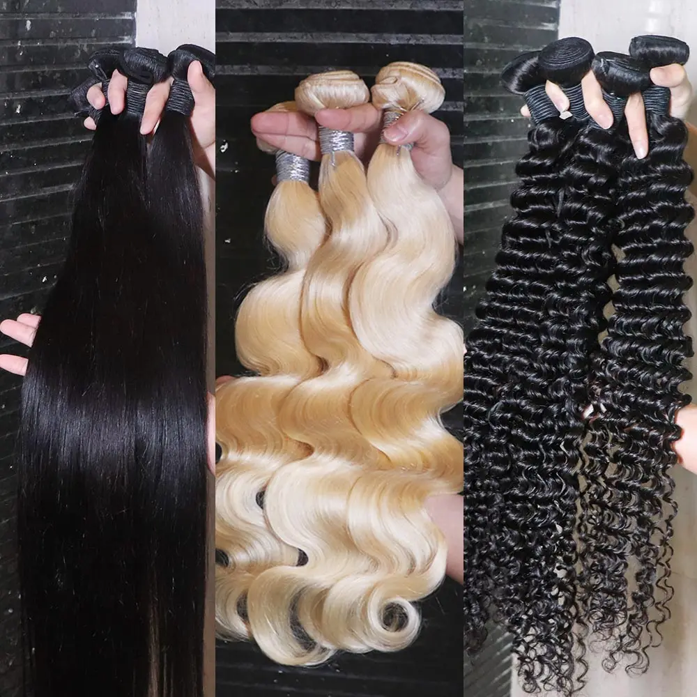 Wholesale Unprocessed Virgin Hair Vendors Brazilian Human Hair Weave Bundles Cuticle Aligned Hair Bundle Body Wave Bundles