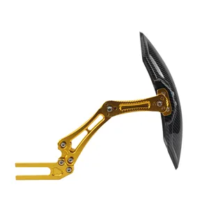 Motorrad Einstellbare Kohle faser Aluminium legierung Hinterrad Kotflügel Kotflügel Universal Extender Scooter Zubehör - Product Image 5