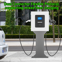 Cargador de Vehículos Eléctricos Olink de 40KW CC, Comercial, Público, CCS2/GBT, Estación de Carga Rápida con Sistema de Pago