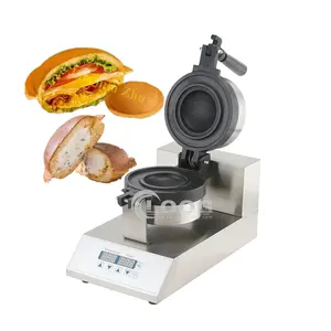 Commercial Digital UFO Burger Machine 110V 220V Electric Ice Cream Gelato Panini Press Sandwich Maker