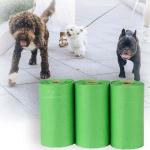 Sacs à déjections canines biodégradables, personnalisables avec logo, simples, mignons, écologiques, 36 rouleaux, grand format, parfum fruité, matériau EPi - Product Image 5