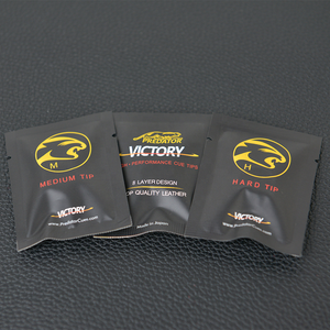 Punta <span class=keywords><strong>de</strong></span> Taco <span class=keywords><strong>de</strong></span> Billar XPT-05 Victory en Tamaños S, M y H con Empaque Individual, Piel <span class=keywords><strong>de</strong></span> Cerdo <span class=keywords><strong>de</strong></span> 8 Capas Supresora - Product Image 6