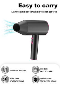 Mini <span class=keywords><strong>secador</strong></span> de <span class=keywords><strong>pelo</strong></span> de salón profesional de alta velocidad BLDC de iones negativos de 2100 vatios portátil <span class=keywords><strong>secador</strong></span> de <span class=keywords><strong>pelo</strong></span> de secado rápido - Product Image 5