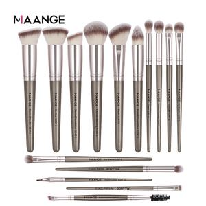 MAANGE nouvel arrivage Lot de 15 pinceaux de maquillage à la mode pinceaux de maquillage professionnels avec logo personnalisé - Product Image 2
