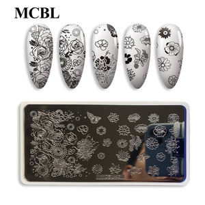 Penjualan Terbaik Desain baru pelat Gambar kuku besi tahan karat kuku merek tinggi pelat Gambar Seni kuku logam - Product Image 6