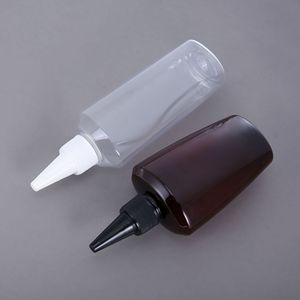 Botella de plástico de 100 ml con punta y tapa para permanente capilar, marca He Cheng, para envasar loción de permanente. - Product Image 1