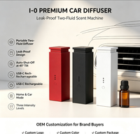 Diffuseur de parfum de voiture haut de gamme, portable, double usage maison et voiture, diffuseur d'huiles essentielles sans eau, anti-fuite, arrêt automatique, OEM