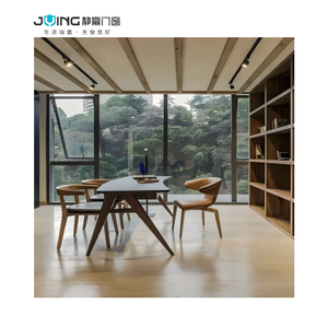 JYing 심플한 디자인 발코니에 알루미늄 창문이있는 3 층 유리 방수 및 차양 천막 - Product Image 5