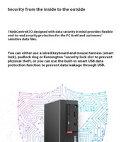 CPU de bureau haute Performance I5-12400/8G/512G SSD graphique intégré Lenovo ThinkCentre K70 ordinateur de bureau